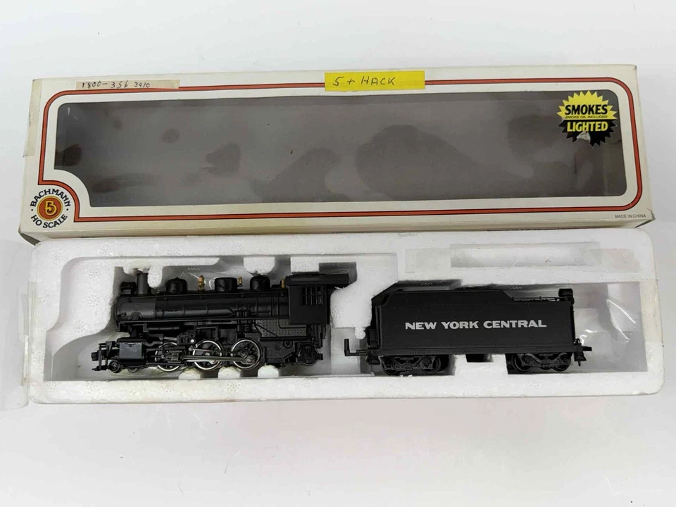 Bachmann #51520 HO PRAIRIE 2-6-2 Steam Loco & Tender With Smoke New York Central - Image 2 of 4