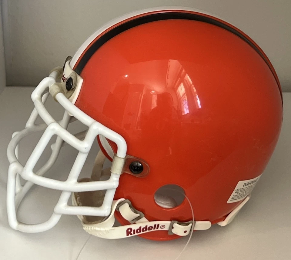 Minicasco firmado por Leroy Kelly Cleveland Browns Salón de la fama 94 autógrafo sin certificado de autenticidad Foto 3 de 4