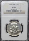 1956 PF66 NGC Franklin Proof Type 1