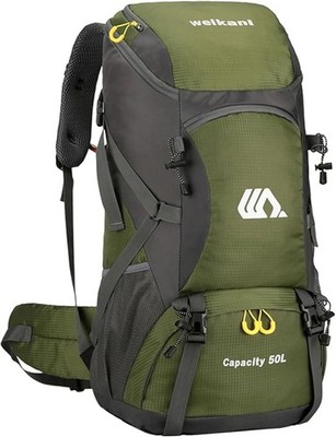 Wanderrucksack wasserdicht 50L Faltbarer Rucksack robust leicht