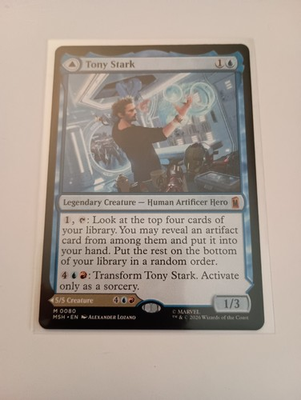 #ad #ad MTG Magic Tony Stark The Invincible Iron Man 0080 Marvel Super Heroes $6.99