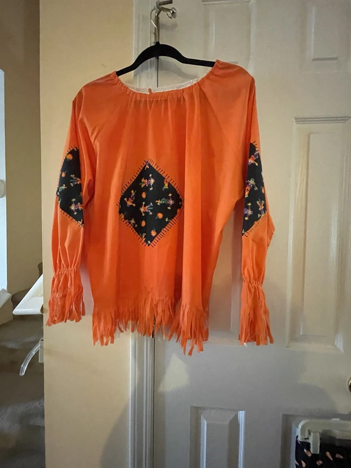 Disfraz de Halloween con capucha de cuervo asustado hecho a mano de 2 piezas para adulto/junior. Foto 2 de 4