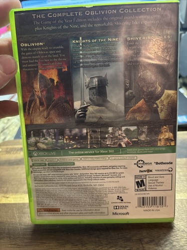 Microsoft Game Oblivion: The Elder Scrolls IV 2-Disc Set for Xbox One Xbox 360 - Picture 2 of 4