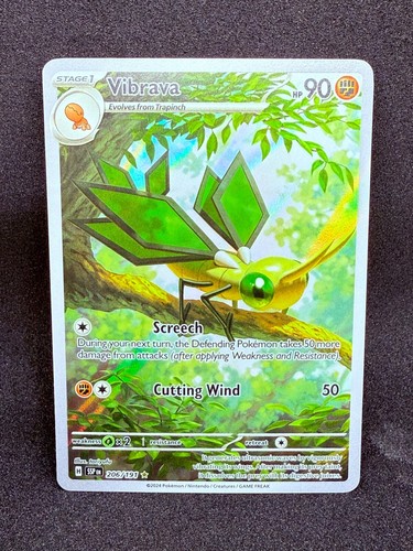 Pokémon TCG - Vibrava 206/191 - Englisch Full Art NM
