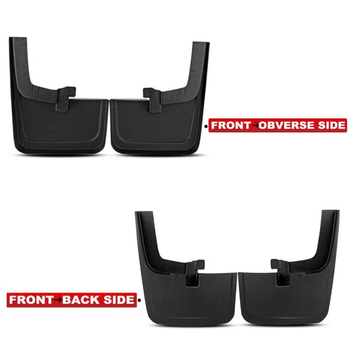 4pcs Mud Flaps Splash Guards Fender With Wheel Lips For 15-20 Ford F-150 Pickup - Picture 3 of 12