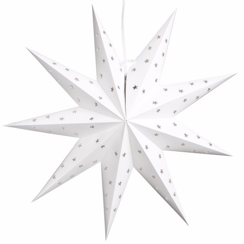 Festive Holiday Moravian Christmas Paper Star Lights 7 and  9 Pointed  - Picture 1 of 40