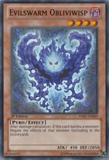 Evilswarm Obliviwisp - HA07-EN049 - Super Rare - 1st Edition - YuGiOh
