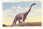 Brontosaurus-Dinosaur Park-Rapid City South Dakota-Postcard