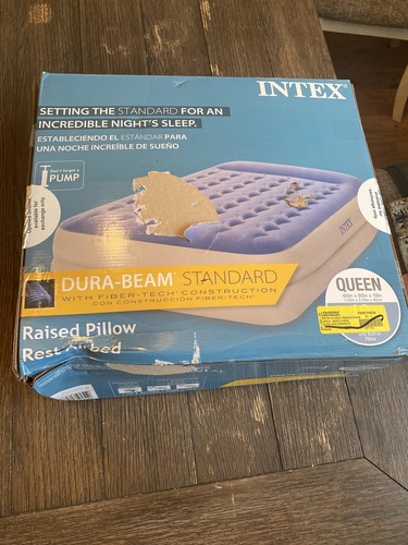 Air Mattress Bed Standard Raised With Pillow Rest Camping Sleeping Pad Comfort - Picture 4 of 4
