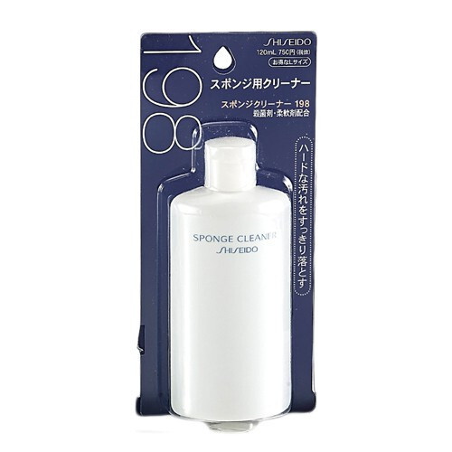 SHISEIDO オイルスクラブ 1E 日本製 SHISEIDO] 198 Makeup Sponge and Brush Liquid Cleanser 120ml JAPAN