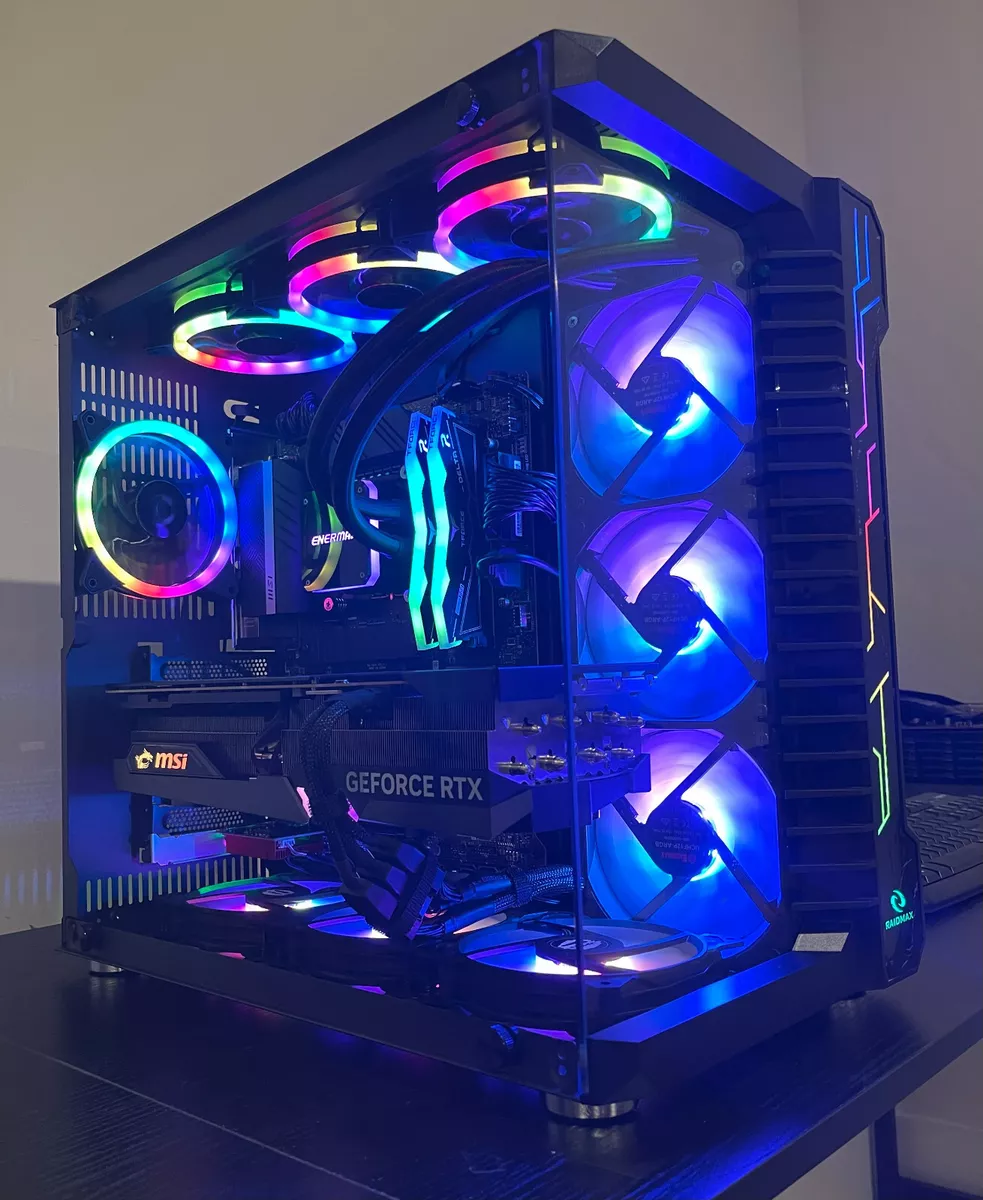 RTX 4090 3080 Ti CUSTOM BUILT GAMING PC i9 11900K RAM 1TB SSD WiFi |