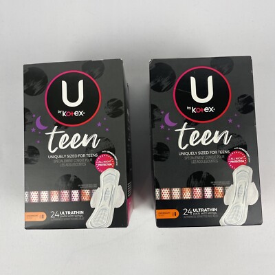 U by Kortex Balance Sized for Teens Ultra-Thin Pads with Winds LOT OF 2