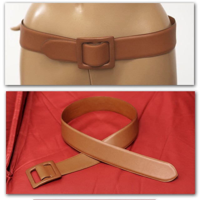 395 RALPH LAUREN Ladies BROWN LEATHER BELT w/ Price Tag eBay