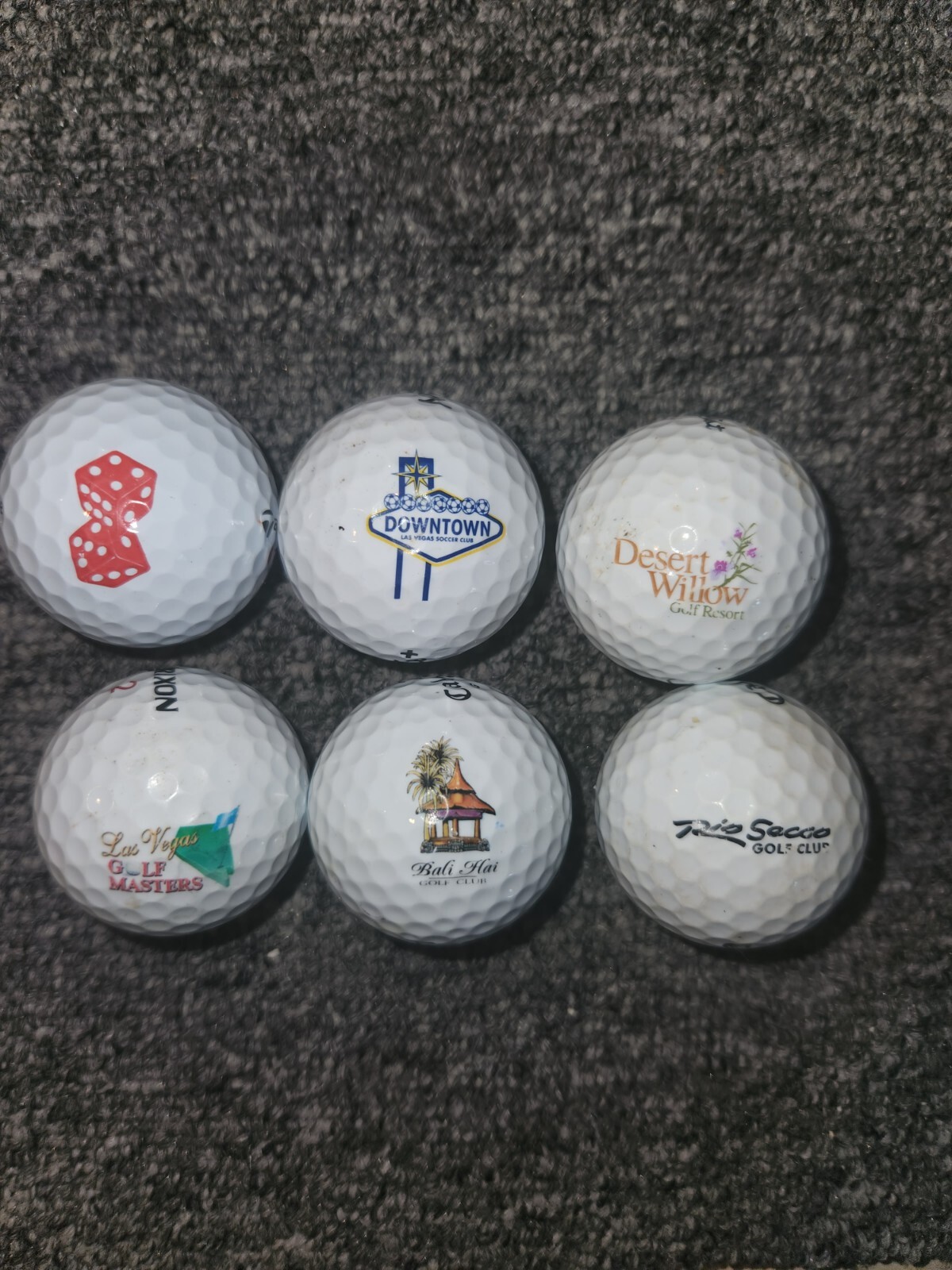 Las Vegas Collectable Logo Golf Balls eBay