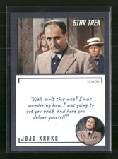 2020 Rittenhouse Star Trek TOS Archives Card #65 Jojo Krako 14 Of 20