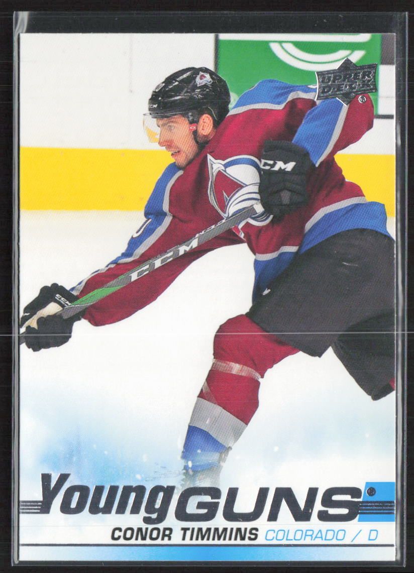 2019-20 Upper Deck #203 Conor Timmins Young Guns Rookie RC