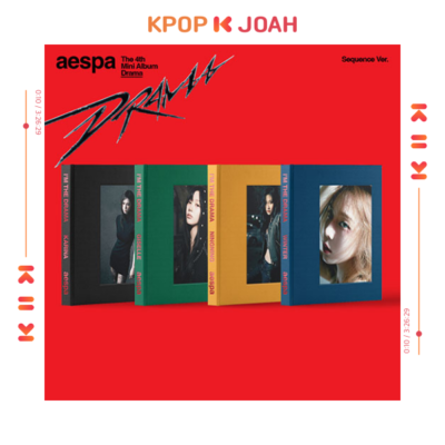 aespa [DRAMA] 4th Mini Album (SEQUENCE Ver.) CD+Booklet+Card