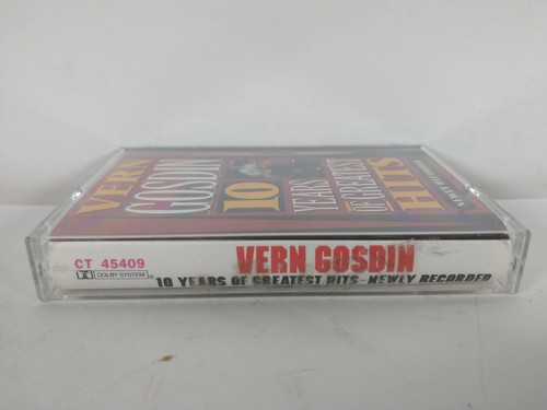 Vern Gosdin 10 Years of Greatest Hits Cassette Tape - Foto 2 di 5