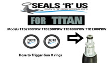 New Titan Pressure Washer Quick Release Hose Male End O-Ring Rubber Seals X 2