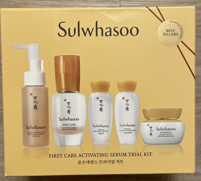 Sulwhasoo Bestsellers First Care Activating Serum Trial Kit 5-PC Set, NEW