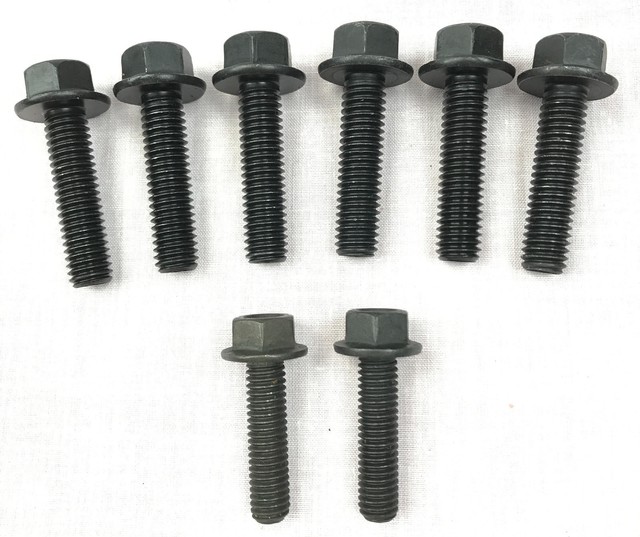 Ford C4 Transmission Bell Housing Bolts W/Flange (6) W/Starer Bolts (2