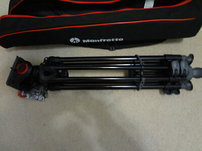 Manfrotto MVK500AM Lightweight Fluid Video System with Twin Legs - Black