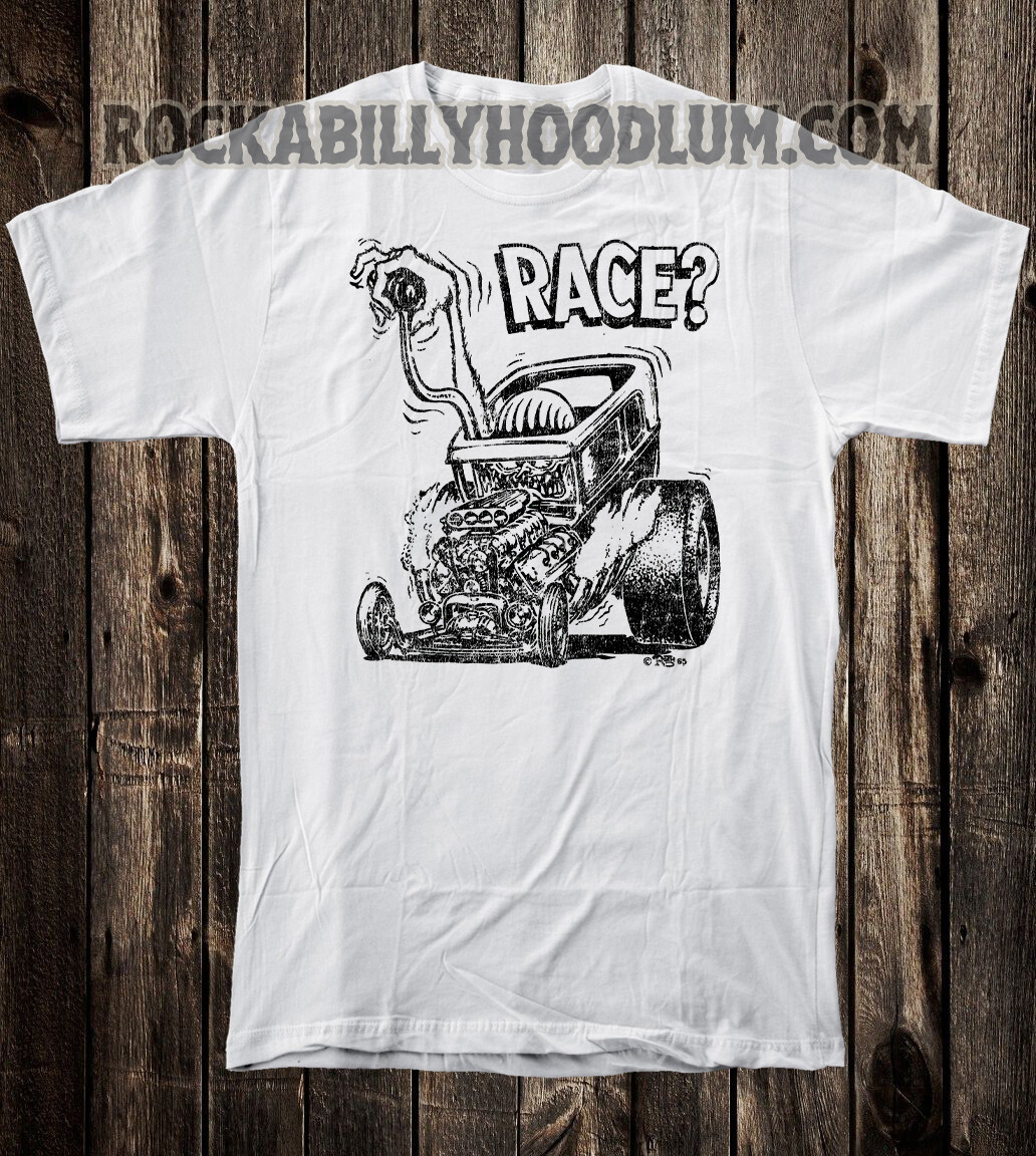 Retro Hot Rod Tee T Shirt Vtg Art Drag Racing Ed Big Daddy Roth