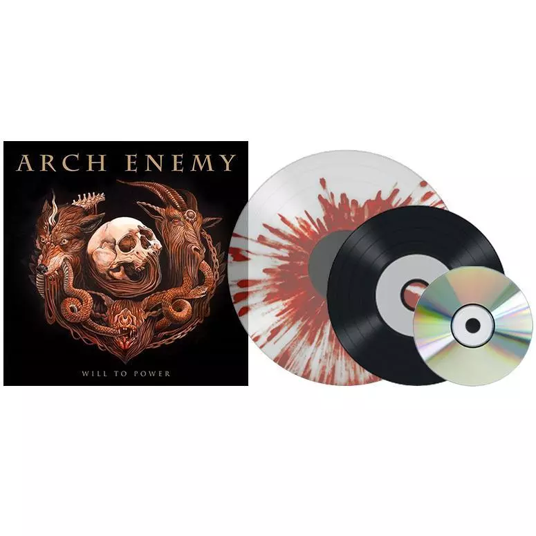 Arch Enemy Will to Power Ultimate Limited Deluxe Box Set splatter