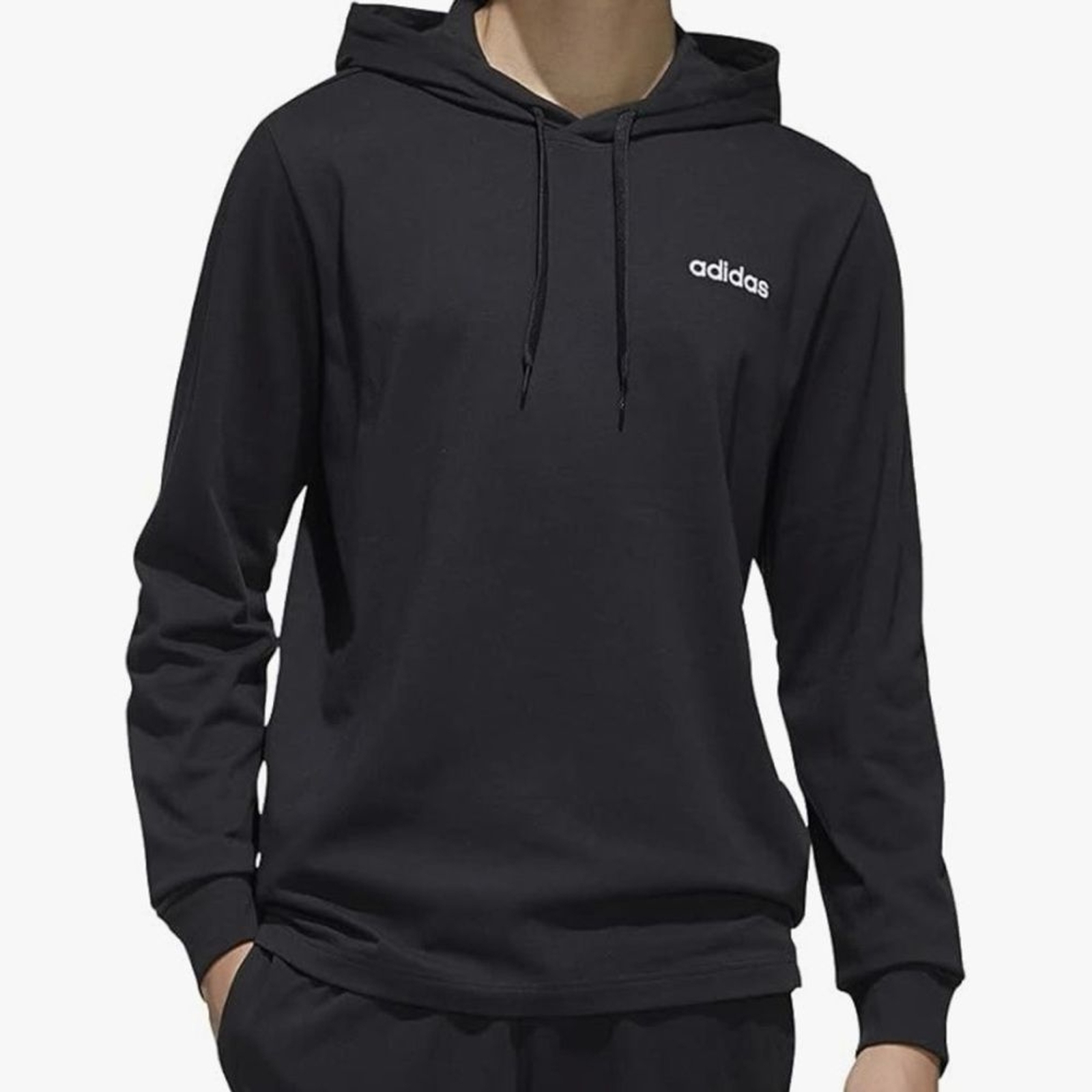 Adidas Essentials Lightweight Cotton Pullover Hoo… - image 2