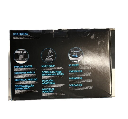 New Logitech G Saitek X52 HOTAS Throttle and Stick Flight Control