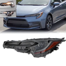 LED DRL Headlight Fit 2020 2021 Toyota Corolla SE XSE XLE Headlamp Driver Side