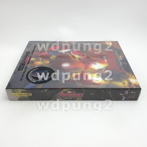Avengers: Age Of Ultron - 4K UHD + BLU-RAY 2D & 3D Steelbook - Lenticular B1 - Picture 3 of 6