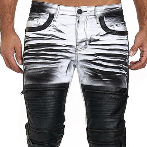 Buy Kingz Raptor Biker Mens Jeans Denim 