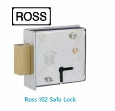 Ross 6 Palancas Serie 102 Bloqueo Seguro - Bloqueo/Izquierdo - Caja Fuerte para Pistola - ELIGE LA LONGITUD DE LA LLAVE