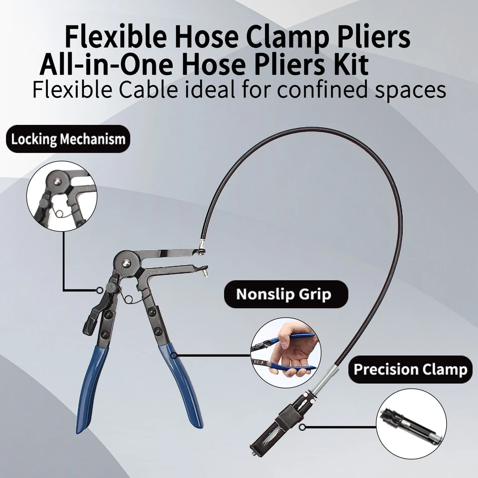 11tlg Schlauchklemmenzangen Set Schlauchschellenzange Schellenzange - Bild 4 von 4