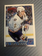 1995-96 Bowman Blues Hockey Card #16 Al MacInnis