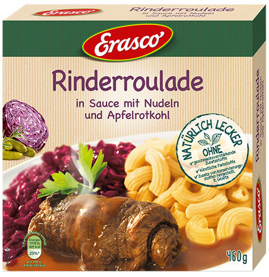 Erasco Rinderroulade mit Rotkohl & Spätzle - Roulade - 460 Gramm