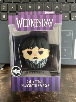 Wednesday Addams Family Bitty Boomer Mini Bluetooth Speaker Portable *BRAND NEW*