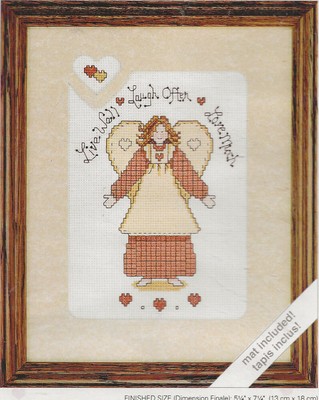 Live Well * Laugh Often* Love Much A Love Notes Cross Stitch Kit