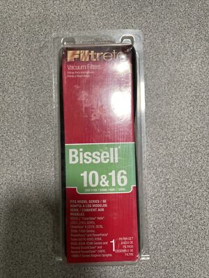 FILTRETE 3M VACUUM CLEANER FILTER BISSELL 10 & 16 Filter 1 PACK 66810A Allergen