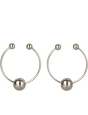 Clip-on Non Piercing Gold or Silver Nipple Rings Body Jewelry Body Decoration