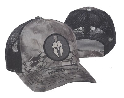 Kryptek RAID Camo MESH Back w/Circle Spartan Patch Tactical Shooting  Hunting Hat