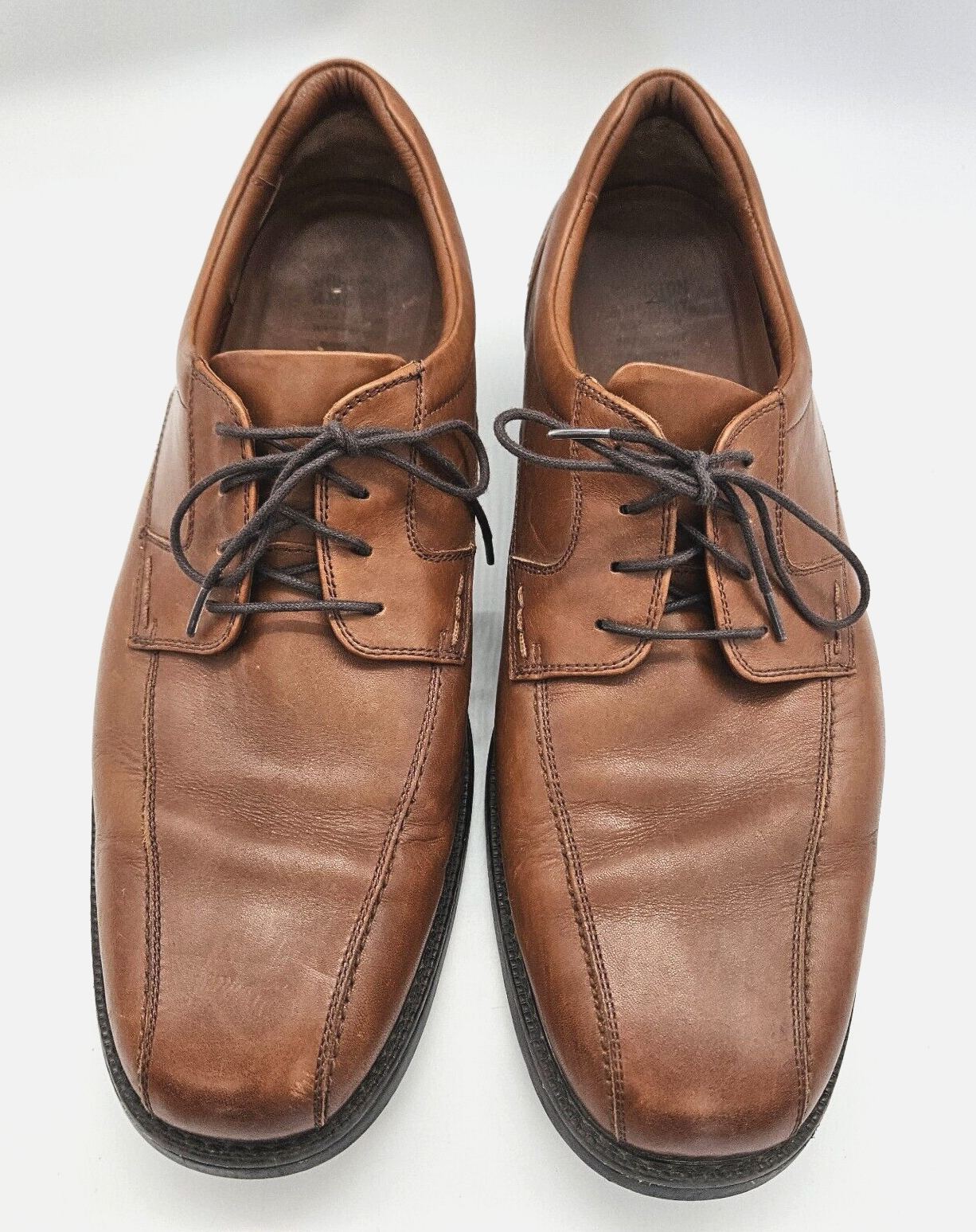 SAOLA Scarpe uomo Johnston & Murphy XC4 marrone chiaro pelle di pecora taglia 12M doppia larghezza