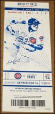 9/16/2018 Chicago Cubs vs Cincinnati Reds Ticket Addison Russell Wrigley Field