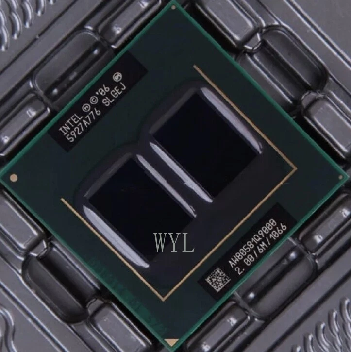 Intel Core 2 Quad Q9000 CPU SLGEJ 2.0GHz-6M-1066MHz Socket P Laptops Processor - Image 2 of 3