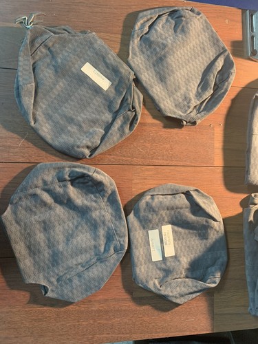 mercedes-benz W201 E190 AMG Genuine Seat Cover Textile Fabric Set, NOS - Picture 8 of 11