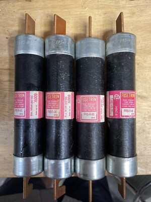 Lot Of 4 Fusetron FRS-R-90 Dual-Element Time-Delay Fuse, 90 Amp 600 VAC ...