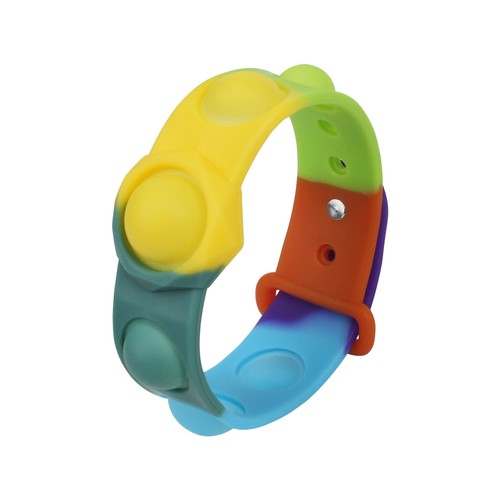 Sensory Fidget bracelet Toys Stress Relief Anti Anxiety Silicone Toy Kids Adults - Picture 6 of 12