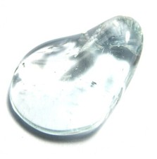 Trommelstein Topas blau A 1 Stück