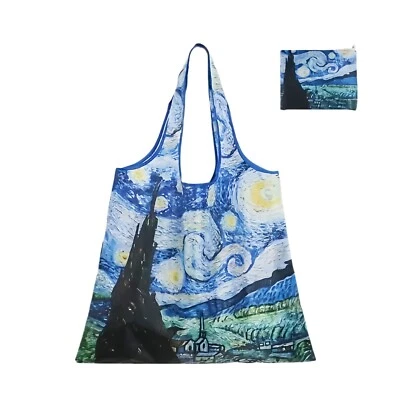 Van Gogh's Starry Night Shoulder Bag Shopping Bag Eco Bag Famous Painting